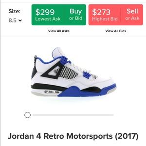 Jordan 4 Retro Motorsport